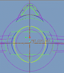 Pro/E软件创建飞机模型(图文教程),单击,如图,曲面,完成,第159张 Pro/E软件创建飞机模型(图文教程),Pro/E软件创建飞机模型,单击,如图,曲面,完成,第159张