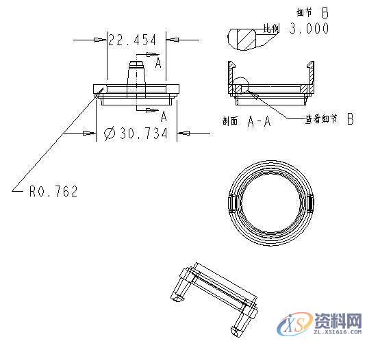 ProE工程图教程-尺寸标注,尺寸,如图,显示,步骤,注释,第17张 ProE工程图教程-尺寸标注,尺寸,如图,显示,步骤,注释,第17张