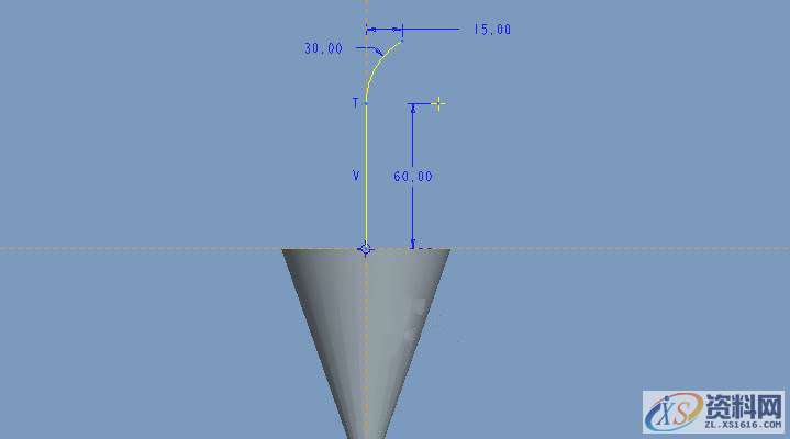 教你使用Proe/Creo软件做可变截面扫描创建冰激凌,Proe/Creo使用可变截面扫描创建冰激凌,内容,VIP,访问,第3张