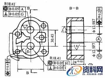 齿轮泵壳体孔的加工方法及夹具设计图文讲解,分度,加工,圆柱,第1张 齿轮泵壳体孔的加工方法及夹具设计图文讲解,齿轮泵壳体孔的加工方法及夹具设计,分度,加工,圆柱,第1张