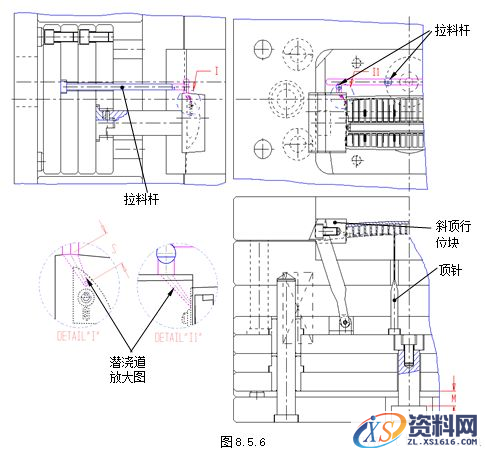 模具设计指南-8.脱模机构(图文教程),顶针,脱模,如图,机构,配合,第26张 模具设计指南-8.脱模机构(图文教程),模具设计指南-8.脱模机构,顶针,脱模,如图,机构,配合,第26张