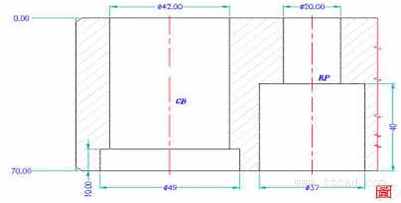 模具制图的标注经验(图文教程),标注,螺丝,主视图,第5张 模具制图的标注经验(图文教程),模具制图的标注经验,标注,螺丝,主视图,第5张