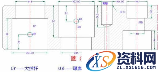 模具制图的标注经验(图文教程),标注,螺丝,主视图,第4张 模具制图的标注经验(图文教程),模具制图的标注经验,标注,螺丝,主视图,第4张