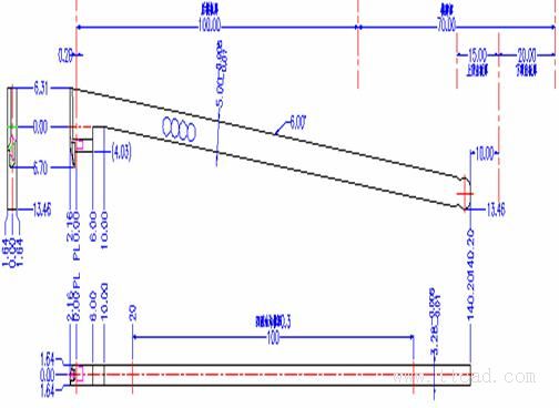 模具制图的标注经验(图文教程),标注,螺丝,主视图,第12张 模具制图的标注经验(图文教程),模具制图的标注经验,标注,螺丝,主视图,第12张