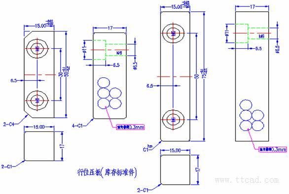 模具制图的标注经验(图文教程),标注,螺丝,主视图,第17张 模具制图的标注经验(图文教程),模具制图的标注经验,标注,螺丝,主视图,第17张