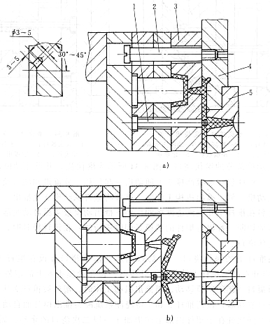 塑料模具设计教程_5-6模具推出机构设计(图文教程),塑件,浇口,机构,第38张 塑料模具设计教程_5-6模具推出机构设计(图文教程),塑料模具设计教程_5-6模具推出机构设计,塑件,浇口,机构,第38张