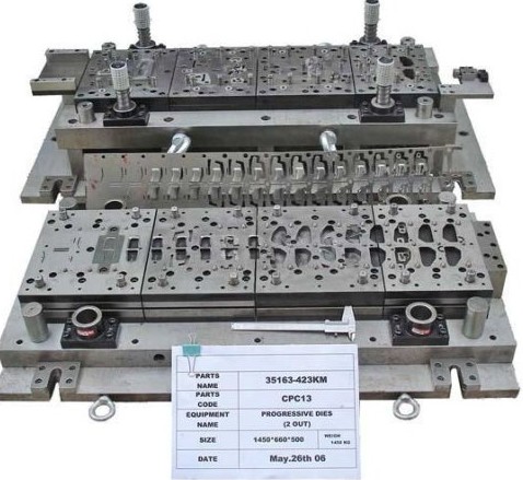 冲压模具设计经验谈（图文教程）,冲压模具以及产品料带,模具设计,冲压,教程,第5张