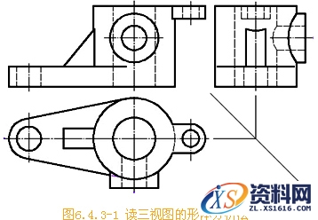 详细讲解机械制图中形体分析法的使用技巧,机械制图中形体分析法的使用,图中,形体,第1张