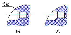 塑胶件结构设计之柱子和孔的设计(图文教程),柱子,结构设计,塑胶,教程,第3张 塑胶件结构设计之柱子和孔的设计(图文教程),塑胶件结构设计之柱子和孔的设计,柱子,结构设计,塑胶,教程,第3张