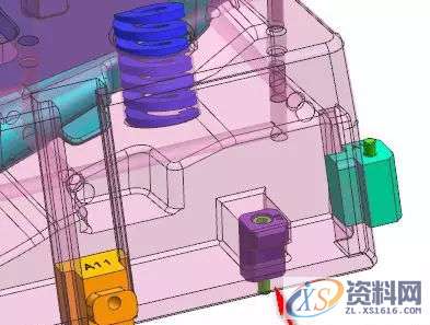 塑胶模具设计——模具分享前模“弹滑块”的做法参考,模具设计,塑胶,模具,参考,第5张
