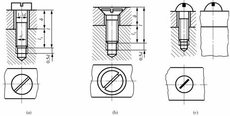 机械制图教程-(6.2)螺纹连接件(图文教程),教程,螺纹,制图,第5张 机械制图教程-(6.2)螺纹连接件(图文教程),机械制图教程-(6.2)螺纹连接件,教程,螺纹,制图,第5张