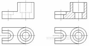 机械制图教程-(5.2)剖视图(图文教程),剖视图,教程,制图,第2张 机械制图教程-(5.2)剖视图(图文教程),机械制图教程-(5.2)剖视图,剖视图,教程,制图,第2张