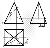 机械制图教程-(2.5)几何体的投影(图文教程),教程,制图,投影,第4张 机械制图教程-(2.5)几何体的投影(图文教程),机械制图教程-(2.5)几何体的投影,教程,制图,投影,第4张