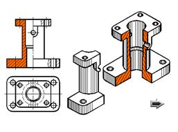 剖视图的分类(图文教程),剖视图,教程,第2张 剖视图的分类(图文教程),剖视图的分类,剖视图,教程,第2张