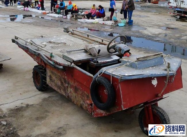 渔夫竟然自己发明了海陆两栖三轮摩托车,两栖,三轮,第1张 渔夫竟然自己发明了海陆两栖三轮摩托车,小学文化渔民发明海陆两栖三轮摩托车,两栖,三轮,第1张