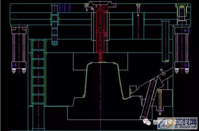 UG塑胶模具设计之其它顶出方式-前模顶出、油缸顶出、延迟顶出，你会哪个 ...,油缸,模具设计,塑胶,第2张