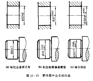 机械制图教程—10-6公差与配合及其注法（图文教程）,机械制图教程—10-6公差与配合及其注法,教程,公差,制图,配合,第10张