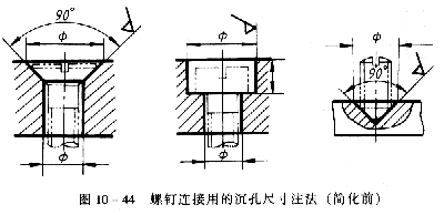机械制图教程—10-4零件图中的尺寸标注(图文教程),图中,教程,制图,标注,零件,第16张 机械制图教程—10-4零件图中的尺寸标注(图文教程),机械制图教程—10-4零件图中的尺寸标注,图中,教程,制图,标注,零件,第16张