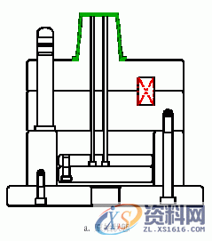 塑胶模具设计-单顶针板组合二次顶出机构,模具设计,塑胶,机构,第1张 塑胶模具设计-单顶针板组合二次顶出机构,模具设计,塑胶,机构,第1张