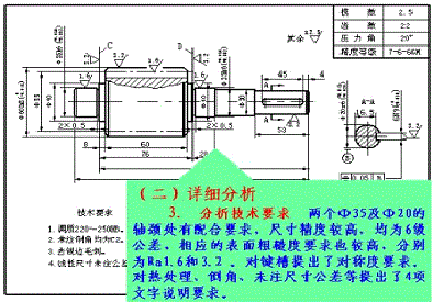 如何读懂机械图纸零件图(图文教程),零件,尺寸,要求,第5张 如何读懂机械图纸零件图(图文教程),分析零件图3,零件,尺寸,要求,第5张
