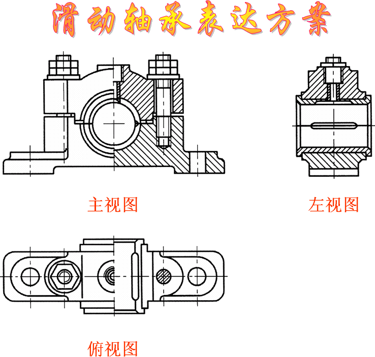 机械制图-6.3 装配图的视图选择（图文教程）,机械制图-6.3_装配图的视图选择,主视图,装配,视图,第4张