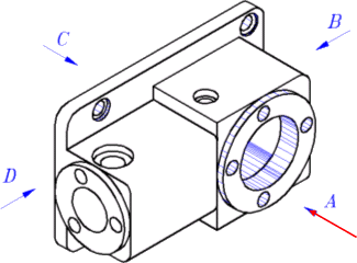 机械制图-2.2零件图的视图选择(图文教程),制图,视图,零件,选择,第1张 机械制图-2.2零件图的视图选择(图文教程),机械制图-2.2零件图的视图选择,制图,视图,零件,选择,第1张