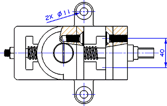 UG模具设计-UG的虎钳装配、爆炸图与工程图生成,模具设计,装配,生成,第91张 UG模具设计-UG的虎钳装配、爆炸图与工程图生成,模具设计,装配,生成,第91张