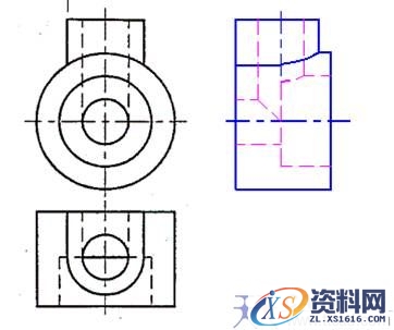 机械制图基础实例解答(4)(图文教程),制图,实例,基础,第2张 机械制图基础实例解答(4)(图文教程),机械制图基础实例解答(4),制图,实例,基础,第2张