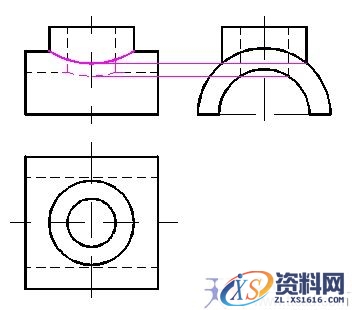 机械制图基础实例解答(4)(图文教程),制图,实例,基础,第18张 机械制图基础实例解答(4)(图文教程),机械制图基础实例解答(4),制图,实例,基础,第18张