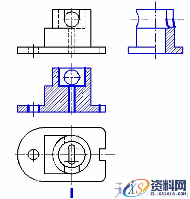 机械制图基础实例解答(4)(图文教程),制图,实例,基础,第6张 机械制图基础实例解答(4)(图文教程),机械制图基础实例解答(4),制图,实例,基础,第6张