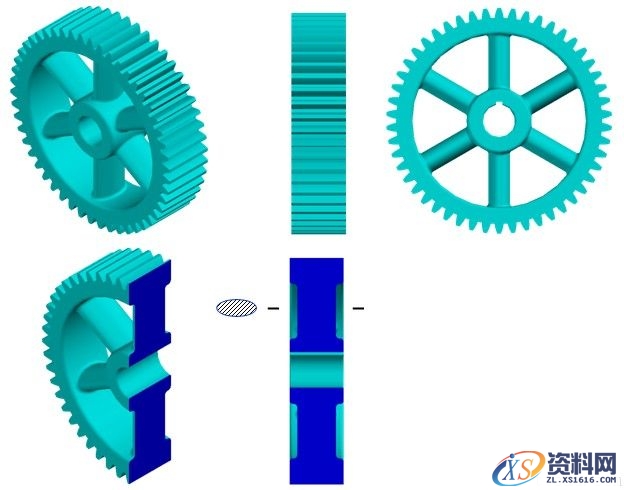 齿轮的画法（图文教程）,齿轮的画法,齿轮,画法,第9张