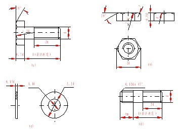 机械制图（七）产品的零件图、装配图（图文教程）,机械制图（七）产品的零件图、装配图,螺纹,零件,画法,如图,图中,第13张
