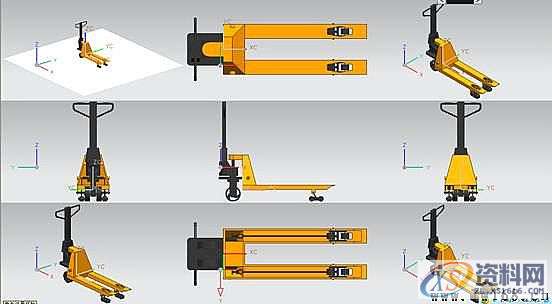 UG模具设计-UG手动叉车建模实例,模具设计,建模,实例,第2张 UG模具设计-UG手动叉车建模实例,模具设计,建模,实例,第2张