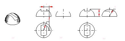机械制图(四)立体的三视图(图文教程),投影,圆柱,轴线,圆锥,平面,第12张 机械制图(四)立体的三视图(图文教程),机械制图(四)立体的三视图,投影,圆柱,轴线,圆锥,平面,第12张