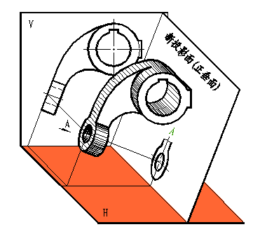 七、机件表达方法|AutoCAD机械制图教程（图文教程）,七、机件表达方法|AutoCAD机械制图教程,剖视图,视图,画法,机件,第6张