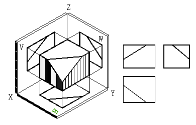 三、点,直线,平面的投影|AutoCAD机械制图教程(图文教程),教程,制图,直线,投影,第18张 三、点,直线,平面的投影|AutoCAD机械制图教程(图文教程),三、点,直线,平面的投影|AutoCAD机械制图教程,教程,制图,直线,投影,第18张