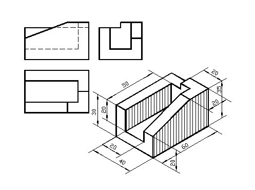 三、点,直线,平面的投影|AutoCAD机械制图教程(图文教程),教程,制图,直线,投影,第11张 三、点,直线,平面的投影|AutoCAD机械制图教程(图文教程),三、点,直线,平面的投影|AutoCAD机械制图教程,教程,制图,直线,投影,第11张