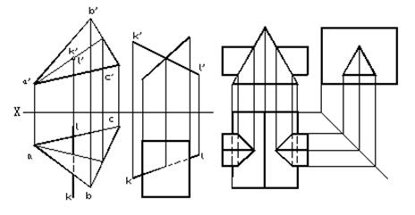 三、点,直线,平面的投影|AutoCAD机械制图教程(图文教程),教程,制图,直线,投影,第27张 三、点,直线,平面的投影|AutoCAD机械制图教程(图文教程),三、点,直线,平面的投影|AutoCAD机械制图教程,教程,制图,直线,投影,第27张