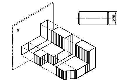 三、点,直线,平面的投影|AutoCAD机械制图教程(图文教程),教程,制图,直线,投影,第4张 三、点,直线,平面的投影|AutoCAD机械制图教程(图文教程),三、点,直线,平面的投影|AutoCAD机械制图教程,教程,制图,直线,投影,第4张
