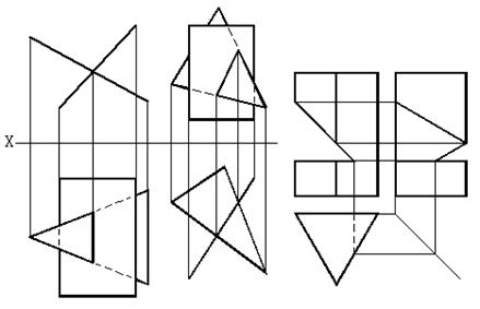 三、点,直线,平面的投影|AutoCAD机械制图教程(图文教程),教程,制图,直线,投影,第29张 三、点,直线,平面的投影|AutoCAD机械制图教程(图文教程),三、点,直线,平面的投影|AutoCAD机械制图教程,教程,制图,直线,投影,第29张