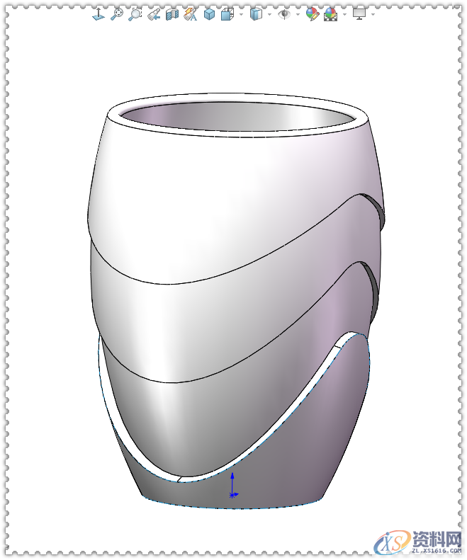用SolidWorks画一个水杯,太好看了吧!,SolidWorks,一个,第16张 用SolidWorks画一个水杯,太好看了吧!,SolidWorks,一个,第16张