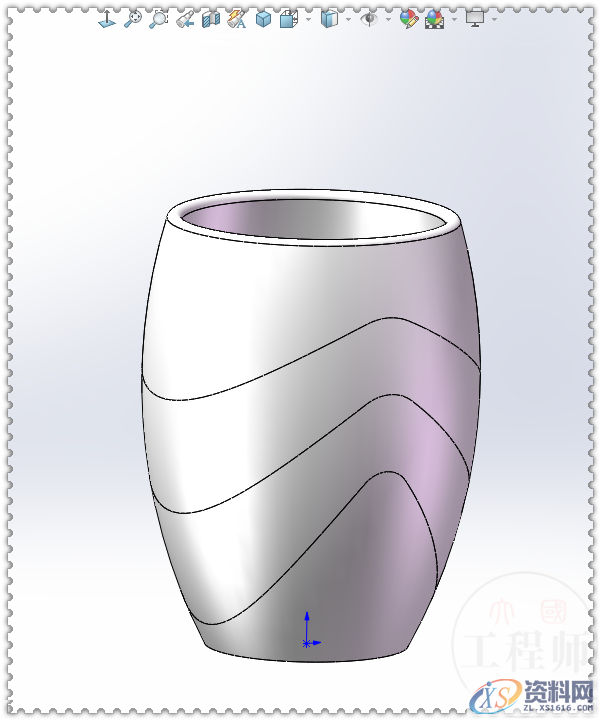 用SolidWorks画一个水杯,太好看了吧!,SolidWorks,一个,第9张 用SolidWorks画一个水杯,太好看了吧!,SolidWorks,一个,第9张