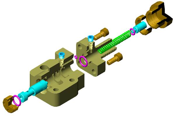 典型零部件机械制图实例-溢流阀(图文教程),制图,实例,第1张 典型零部件机械制图实例-溢流阀(图文教程),典型零部件机械制图实例-溢流阀,制图,实例,第1张