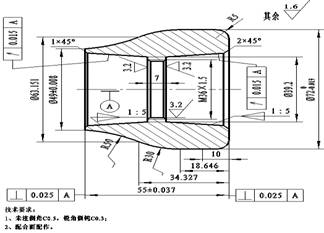 数控车加工的零件图及加工出来的零件图片（图文教程）,数控车加工的零件图及加工出来的零件图片,零件,加工,第1张