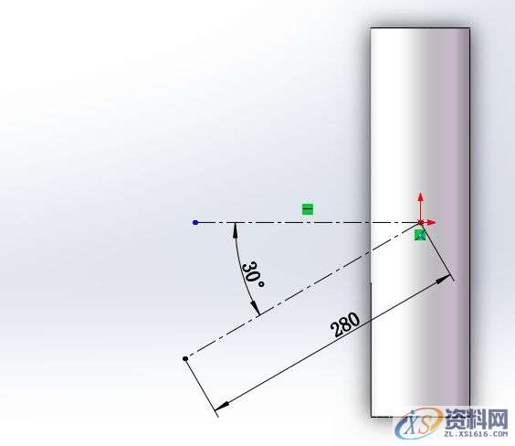 SolidWorks软件设计培训课程之钣金工具画圆管并将其展开,用SolidWorks钣金工具画圆管并将其展开,设计培训,基准,培训,第7张