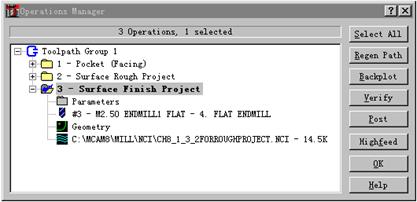 Mastercam教程-8.曲面的三轴加工刀具路径(图文教程),教程,路径,第26张 Mastercam教程-8.曲面的三轴加工刀具路径(图文教程),Mastercam教程-8.曲面的三轴加工刀具路径,教程,路径,第26张
