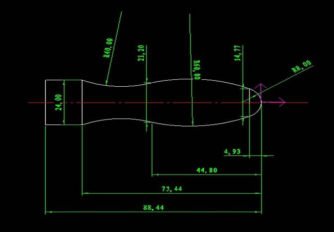 手柄CAXA数控车程序编制(图文教程),程序,第2张 手柄CAXA数控车程序编制(图文教程),手柄CAXA数控车程序编制,程序,第2张
