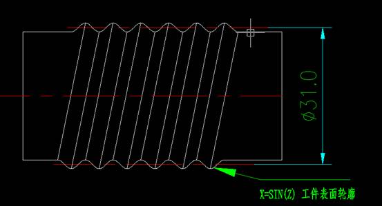 轴类零件圆周曲面上螺旋线的数控车加工(图文教程),曲面,零件,第2张 轴类零件圆周曲面上螺旋线的数控车加工(图文教程),轴类零件圆周曲面上螺旋线的数控车加工,曲面,零件,第2张