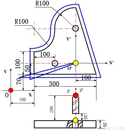 数控铣削编程实例(FANUC系统)(图文教程),数控,实例,第1张 数控铣削编程实例(FANUC系统)(图文教程),数控铣削编程实例(FANUC系统),数控,实例,第1张