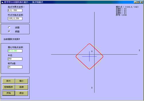 数控机床操作教程-(4)轮廓控制原理实验（图文教程）,数控机床操作教程-(4)轮廓控制原理实验,圆弧,偏差,第23张